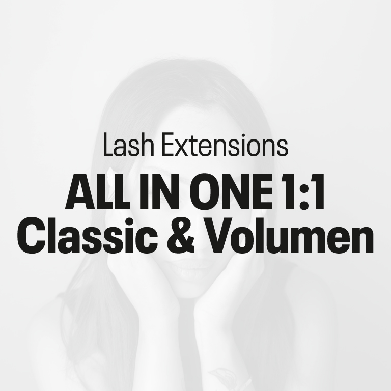 Lash Extensions Schulung – ALL IN ONE
1:1 Classic & Volumen